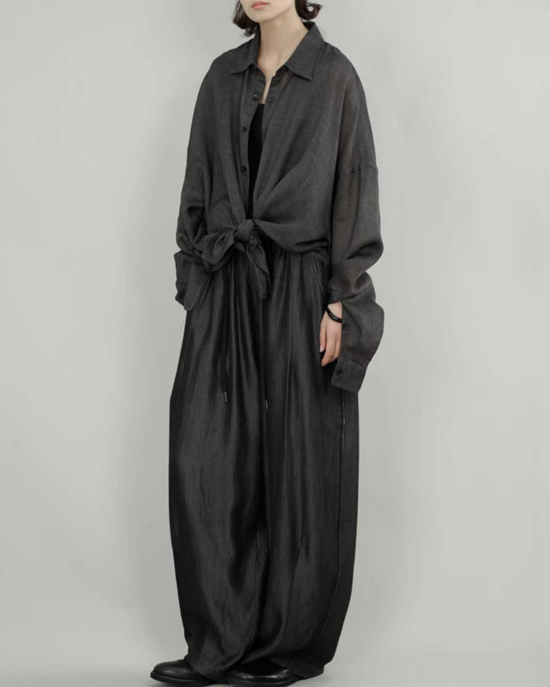 ♠♥SILK-LIKE VOLUME FLOW PANTS