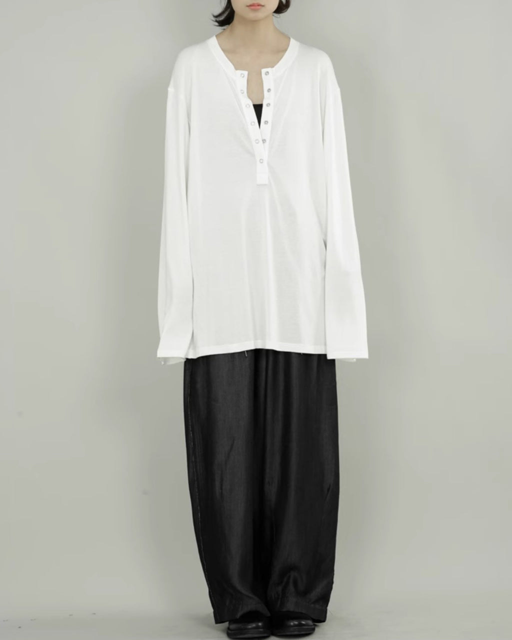 ♠♥SILK-LIKE VOLUME FLOW PANTS