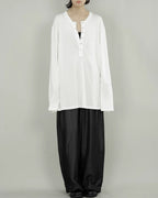 ♠♥SILK-LIKE VOLUME FLOW PANTS