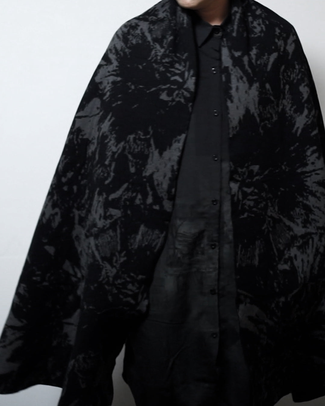 ♠♥WOOL REVERSIBLE PEONY STOLE