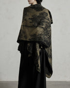 ♠♥REVERSIBLE NATURE PRINT STOLE
