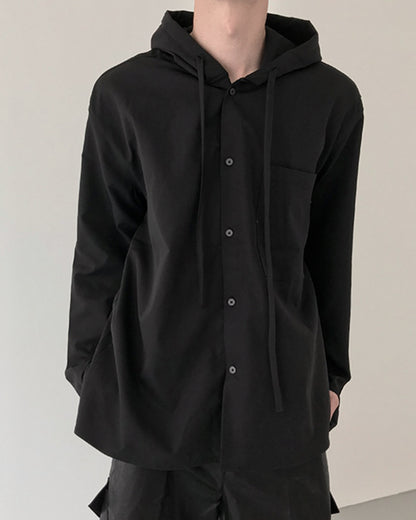 ♠♥HOODED SHIRT