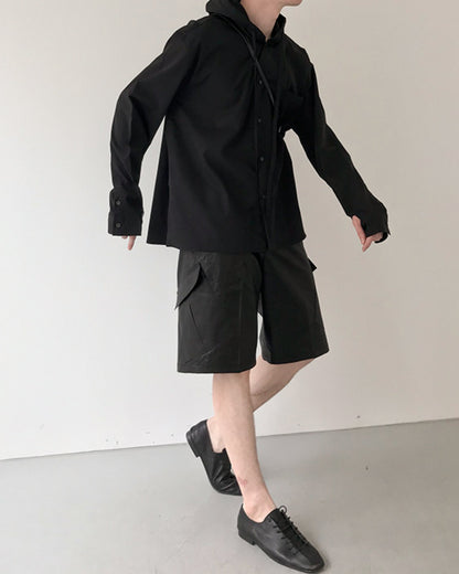 ♠♥HOODED SHIRT