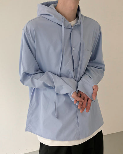 ♠♥HOODED SHIRT