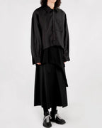 ♠♥COTTON LINEN SHORT LENGTH SHIRT