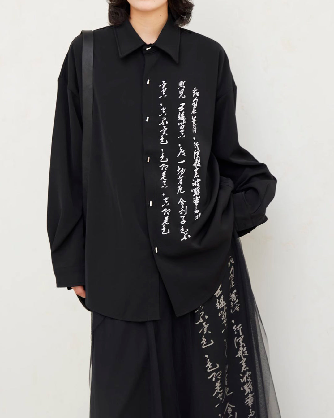 ♠♥般若心経 PRINTED SHIRT