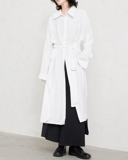 ♠♥WAIST LOOP LONG SHIRT