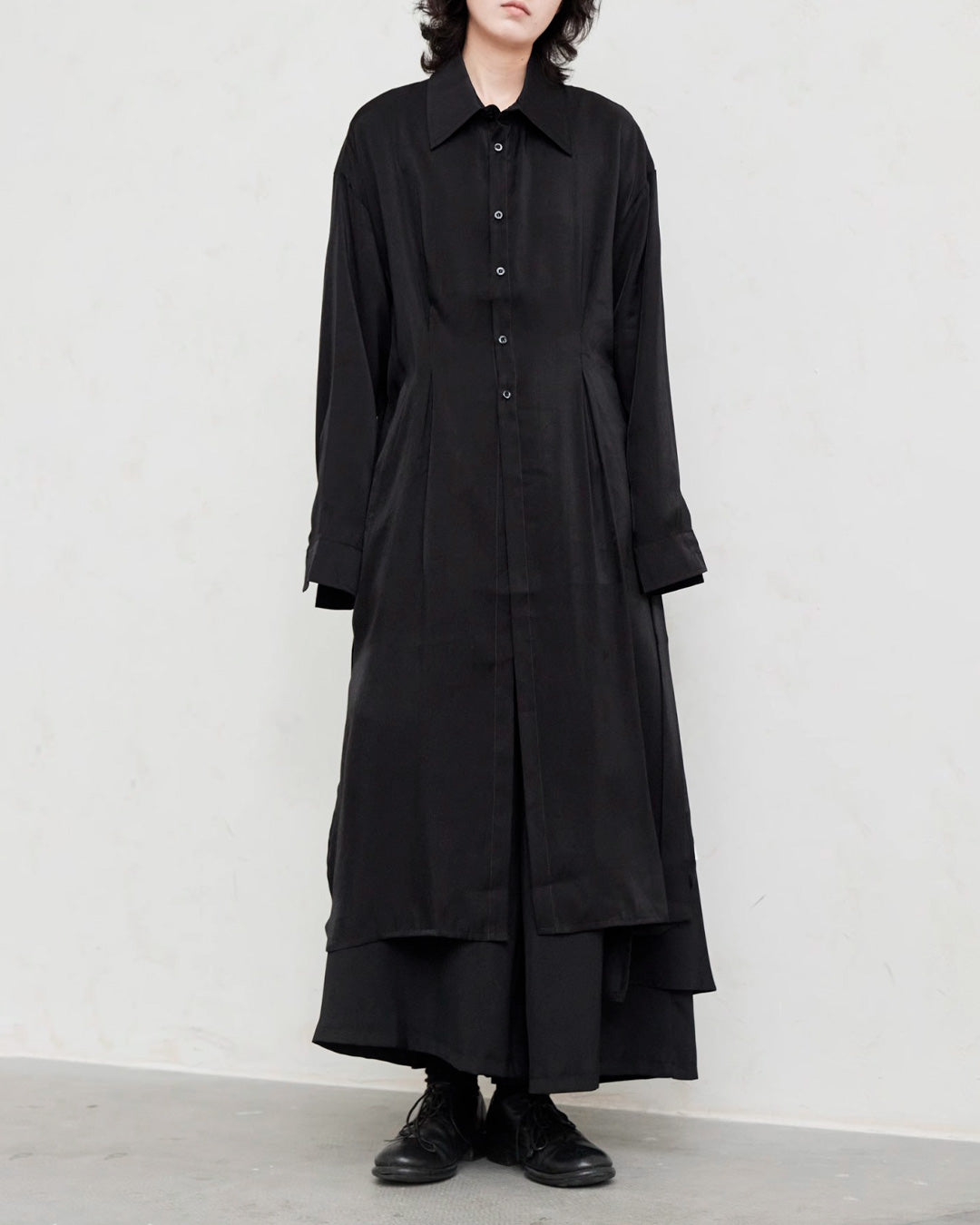 ♠♥WAIST LOOP LONG SHIRT