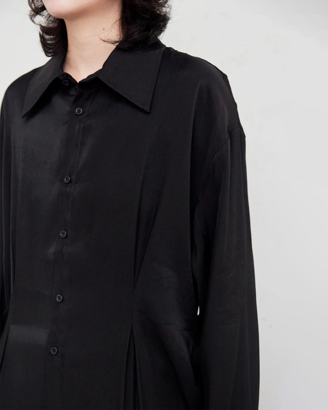 ♠♥WAIST LOOP LONG SHIRT