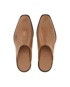 ♠♥FLAT TOE LEATHER SANDALS