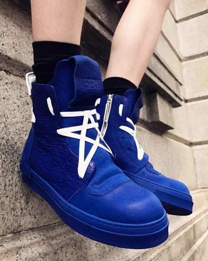 ♠♥PENTAGRAM LACE UP HIGH CUT SNEAKER