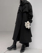♥DOUBLE PATCH TRENCH COAT