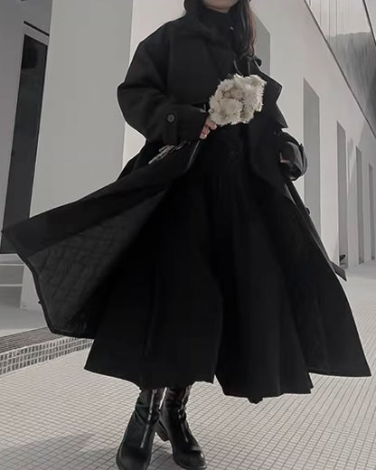 ♠♥DOUBLE PATCH TRENCH COAT