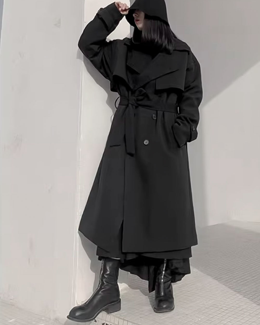 ♥DOUBLE PATCH TRENCH COAT