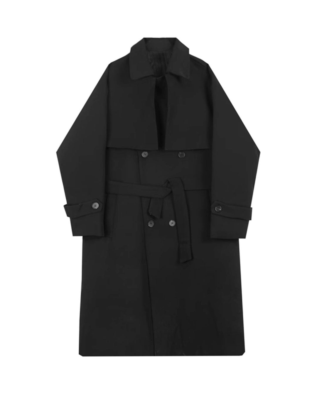 ♠♥DOUBLE PATCH TRENCH COAT