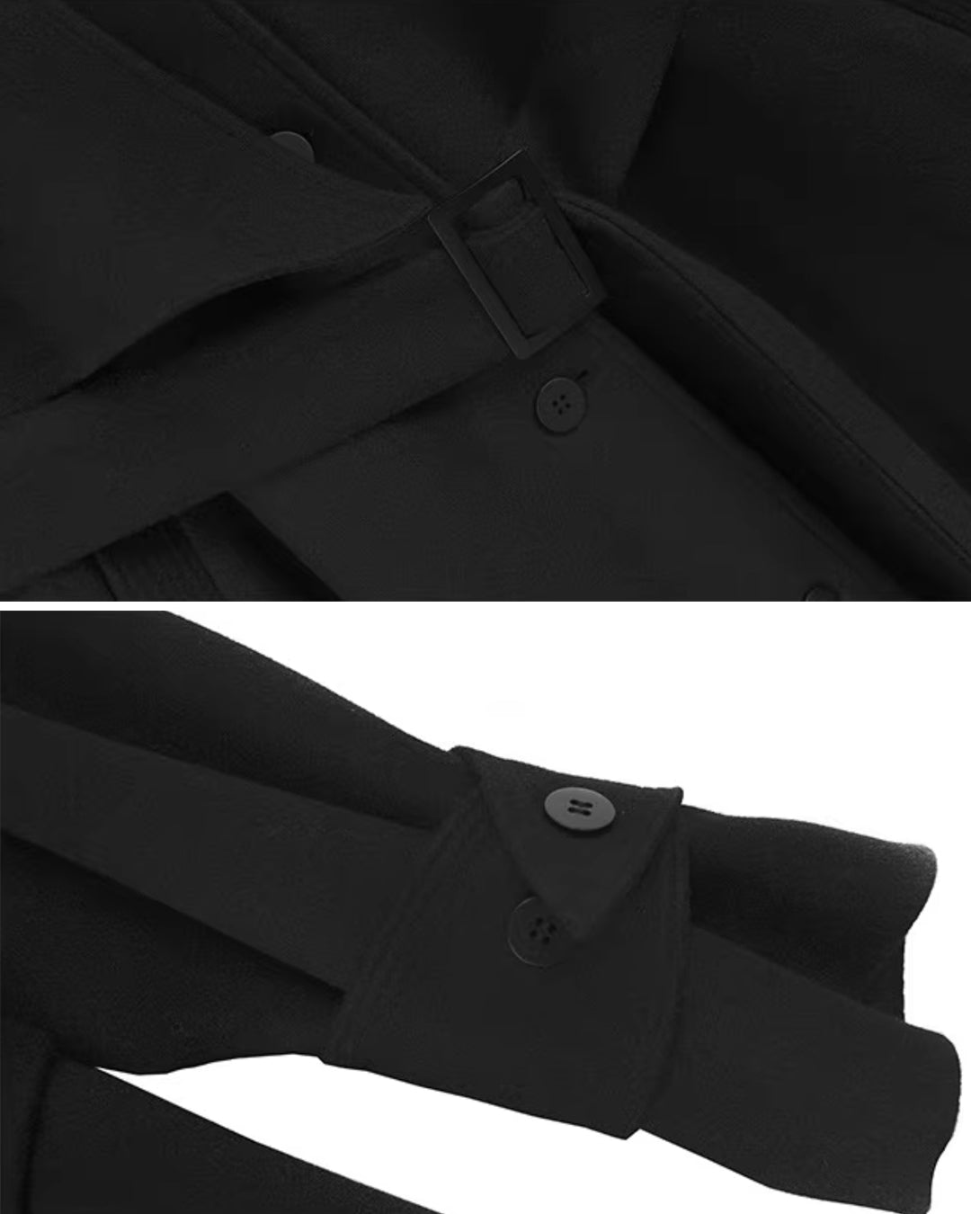 ♥SHADOW VEIL DOUBLE LAYER COAT