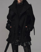 ♥MULTI-STRAP MILITARY COAT