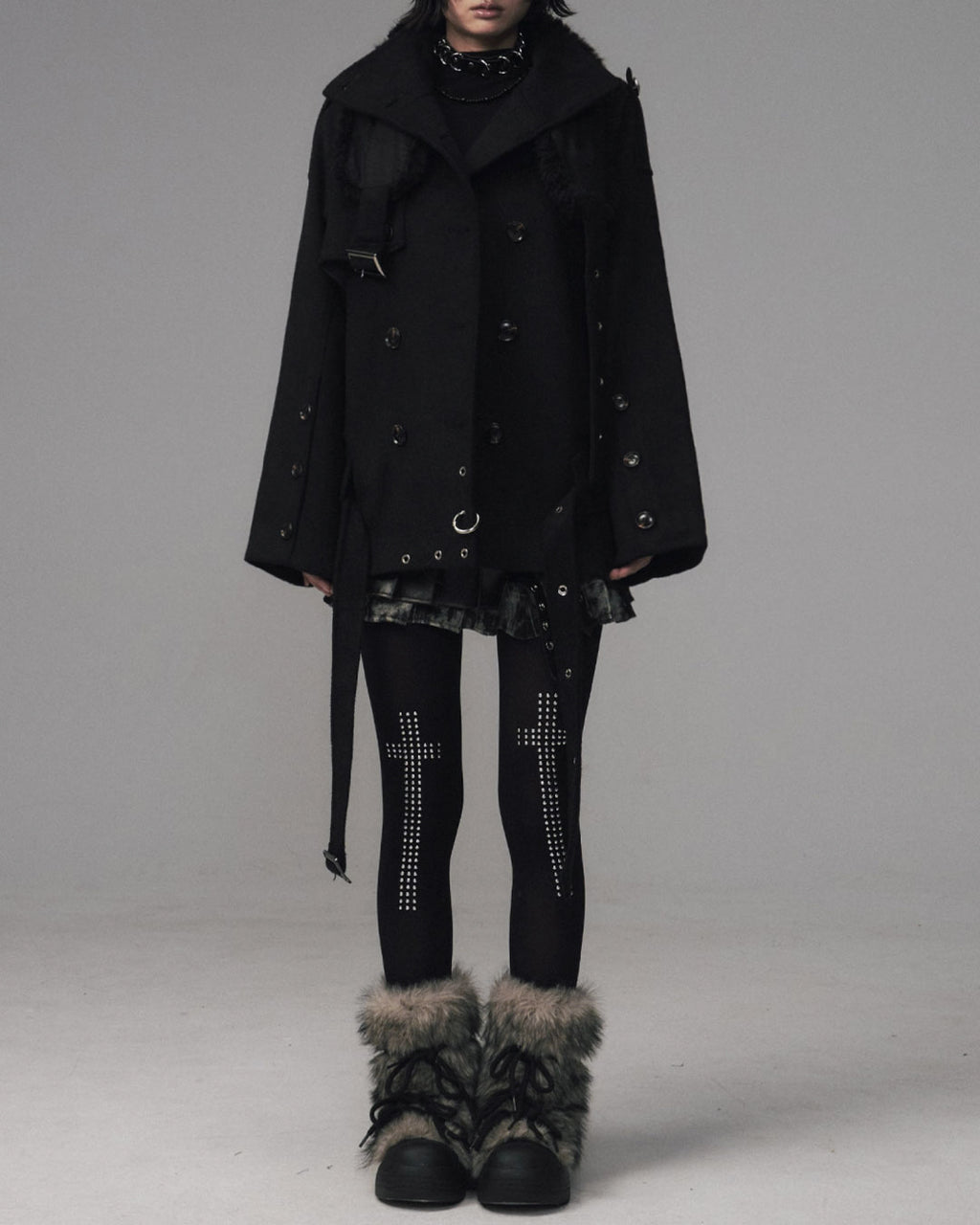 ♥MULTI-STRAP MILITARY COAT