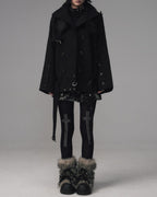 ♥MULTI-STRAP MILITARY COAT