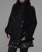 ♥MULTI-STRAP MILITARY COAT