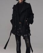 ♥MULTI-STRAP MILITARY COAT