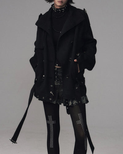 ♥MULTI-STRAP MILITARY COAT