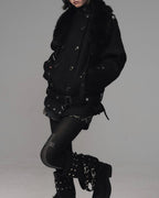 ♥MULTI-STRAP MILITARY COAT