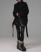 ♥MULTI-STRAP MILITARY COAT