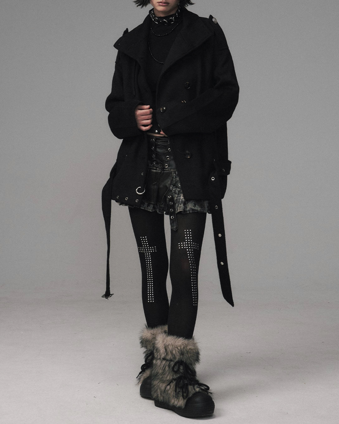♥MULTI-STRAP MILITARY COAT