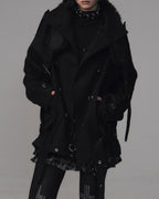 ♥MULTI-STRAP MILITARY COAT