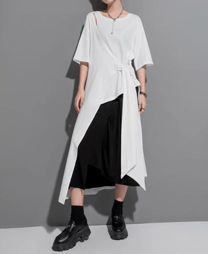 ♥LONG HEM TWO PIECE T-SHIRT