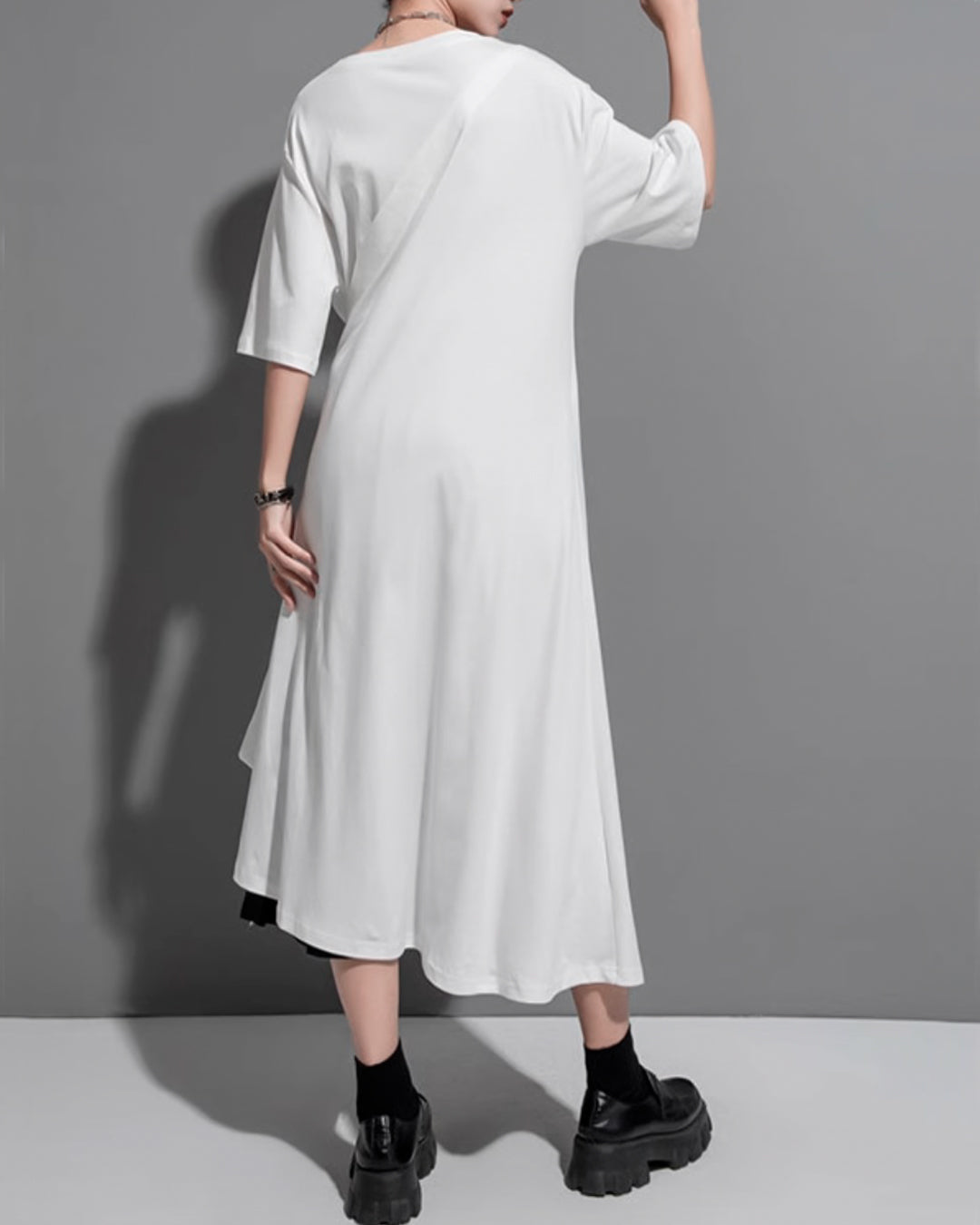 ♥LONG HEM TWO PIECE T-SHIRT