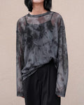 ♥TIE DYE MESH LONG T-SHIRT