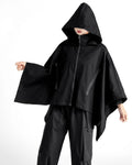 【10%OFF】♥CAPE ZIP-UP HOODIE