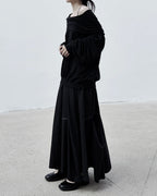 ♥2WAY HOODED COWL TOP