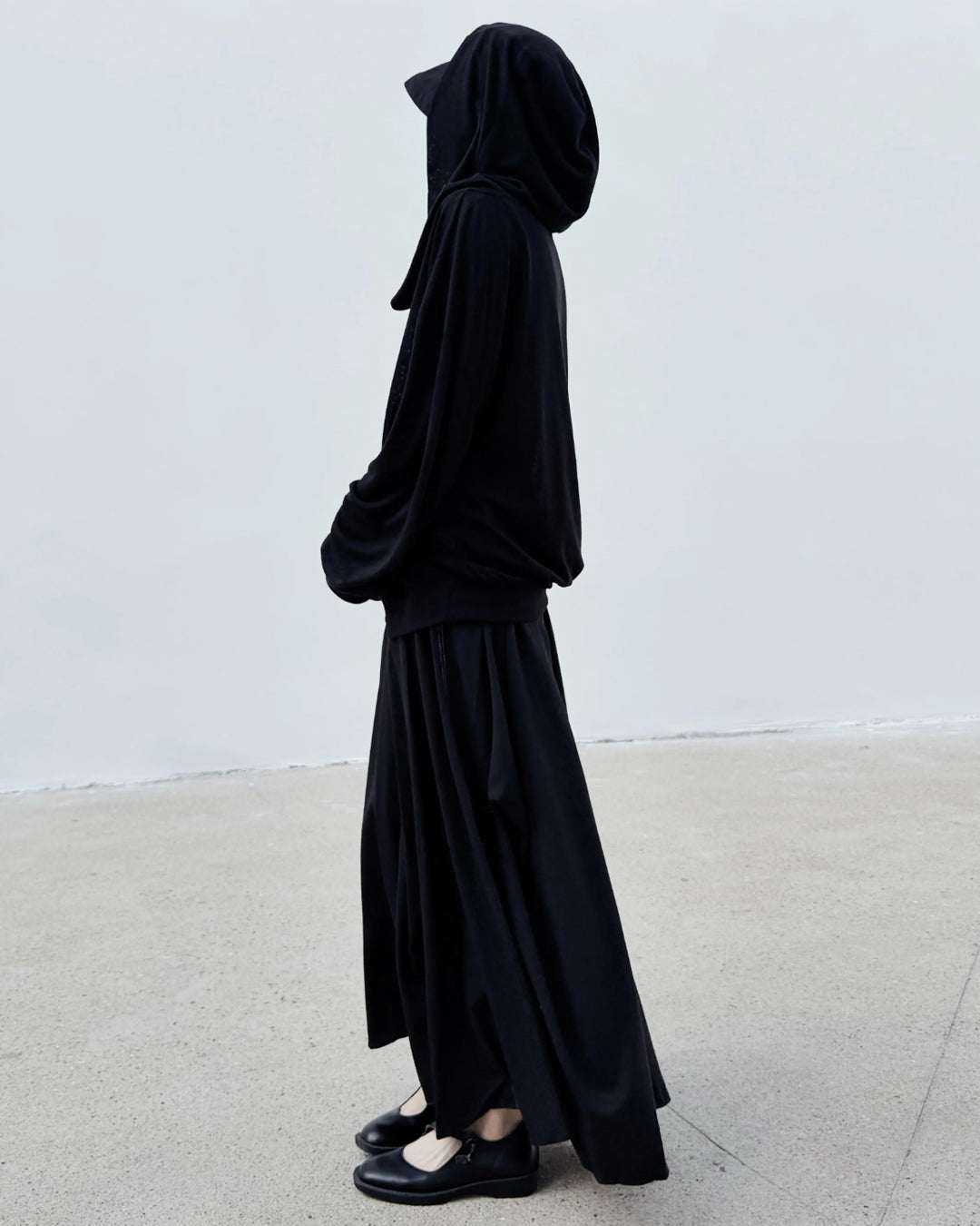 ♥2WAY HOODED COWL TOP