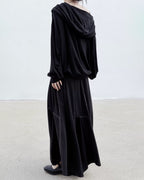 ♥2WAY HOODED COWL TOP