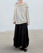 ♥2WAY HOODED COWL TOP