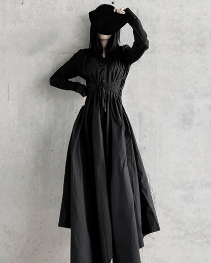 ♥IRREGULAR HEM SHIRT DRESS