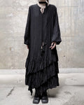 ♥CASCADE CRINKLE LONG DRESS