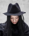 ♥WOOL FELT WIDW BRIM SOFT HAT