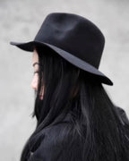 ♥WOOL FELT WIDW BRIM SOFT HAT