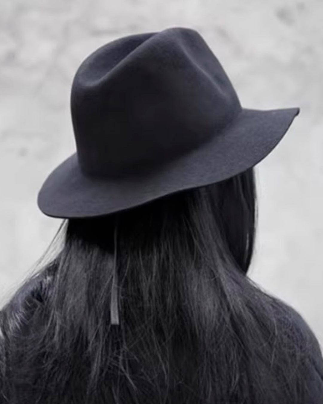 ♥WOOL FELT WIDW BRIM SOFT HAT