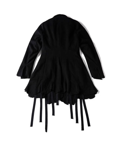 ♥CORD DECORATION WOOL SLIM JACKET