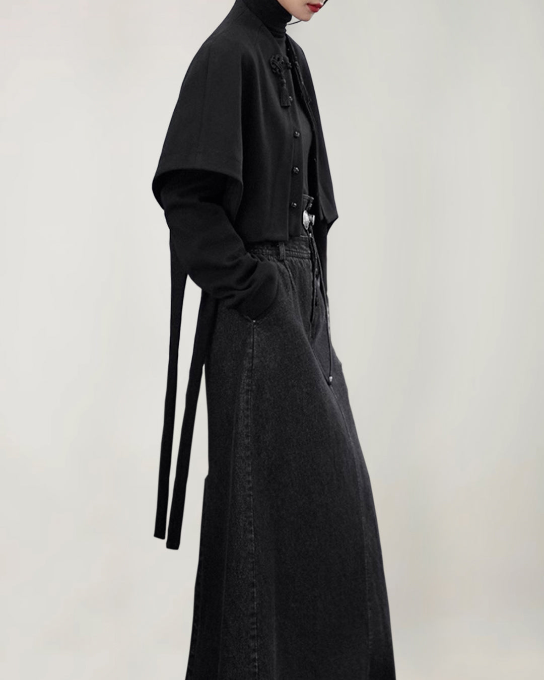 ♥TASSEL CAPE JACKET