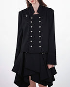 ♥MILITARY DOUBLE-BREASTED SHORT JACKET