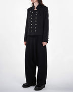 ♥MILITARY DOUBLE-BREASTED SHORT JACKET