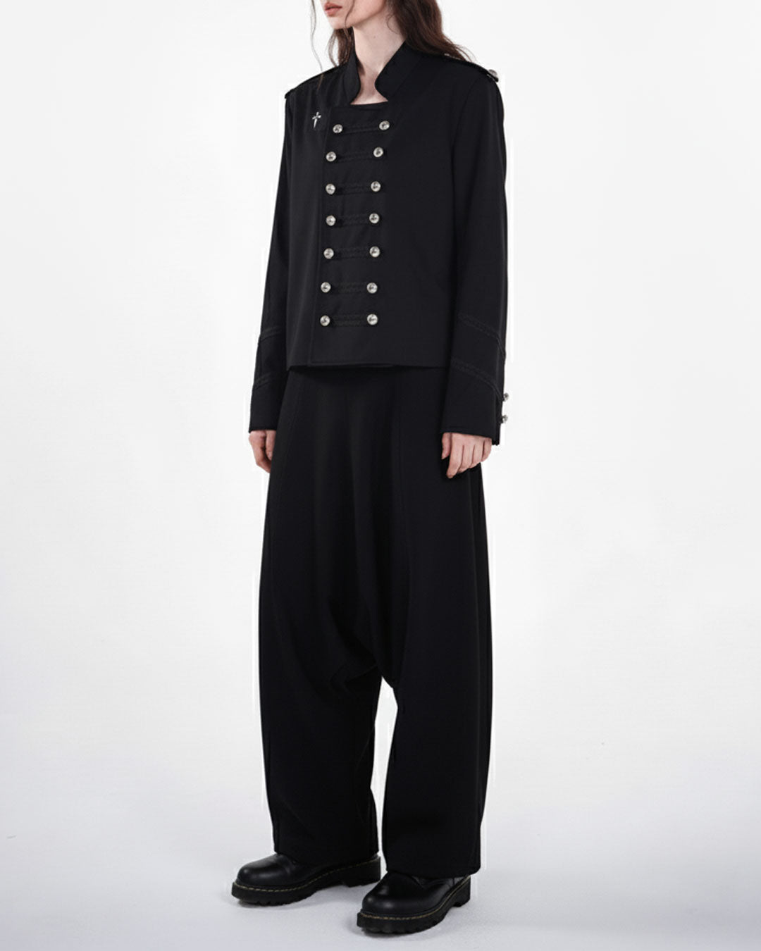 ♥MILITARY DOUBLE-BREASTED SHORT JACKET