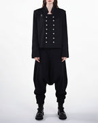 ♥MILITARY DOUBLE-BREASTED SHORT JACKET