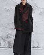 ♥ROSE PANEL CONTRAST JACKET